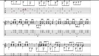 TAB Score Freight Train Key of C amp E  Tommy Emmanuel [upl. by Iaras]