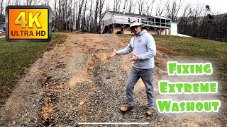 Fixing A Horribly Graded Gravel Driveway  DigginLife21 [upl. by Edieh]