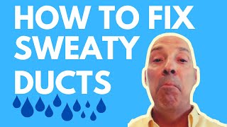 What Can I Do About Sweaty AC Ducts Why Air Conditioning Ducts Sweat or Leak Water [upl. by Attennyl712]