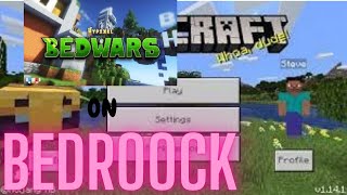 how to play hypixel bedwars on bedrock Ps4XboxNintendo switch [upl. by Nnyllatsyrc]