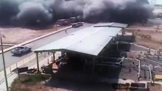 Mega Explosion in oil refinery [upl. by Efar]