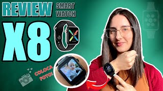 SMARTWATCH X8 RESENHA SMARTWATCH MELHOR CUSTO X BENEFÍCIO X8 É O MAIS BOM E BARATO DO MERCADO [upl. by Nnyltiak]