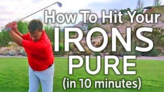 HOW TO HIT YOUR IRONS PURE WITH THIS SIMPLE DRILL [upl. by Elijah]