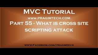 Part 55 What is cross site scripting attack [upl. by Essirahs413]