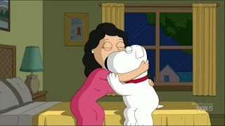 Family Guy Brian Kisses Joes Wife [upl. by Amaso]