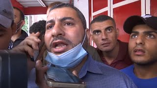 Moment Gaza man receives IDF warning to evacuate building before airstrike [upl. by Kennan]