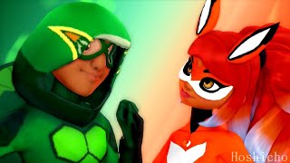 Miraculous Ladybug Rena Rouge  Carapace duet transformation [upl. by Kissie]