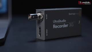 Blackmagic Design  UltraStudio Recorder 3G [upl. by Ettener966]