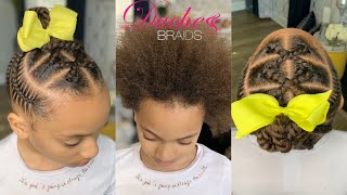 How to Simple Kids Braid Styles [upl. by Alek]