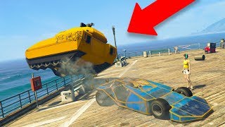 THIS MADE A TANK RAGE QUIT RAMP CAR TROLLING  GTA 5 THUG LIFE 222 [upl. by Aihceyt]