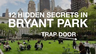 12 HIDDEN SECRETS in Bryant Park  New York City [upl. by Jeana]