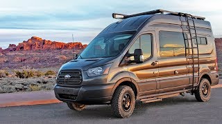 Ultimate 4x4 Ford Transit Camper Van Tour  Storyteller Overland MODE 4x4 [upl. by Lawan120]