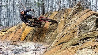 BEST TRAIL EVER Mountain Biking Fitzgerald Mountain in Springdale Arkansas [upl. by Grassi]