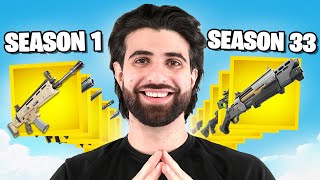 Ranking the BEST Weapon from EVERY Fortnite Season [upl. by Aiel]