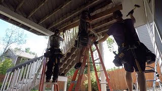 Deck joist repair [upl. by Sassan]