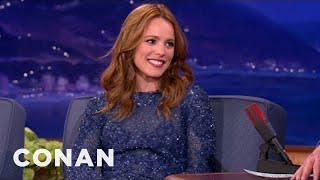 Rachel McAdams Frosty Canadian Halloween  CONAN on TBS [upl. by Ntsud]