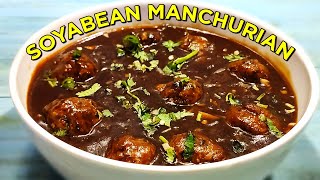 Soya Veg Manchurian Recipe  Indo Chinese Veg Manchurian Recipe  Soyabean Manchurian Recipe [upl. by Lucille]