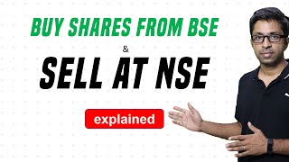 Can We Buy Shares from BSE and Sell at NSE  With Live Trading [upl. by Teri]