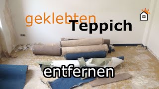 geklebten Teppich entfernen  Teil 1 [upl. by Epstein]