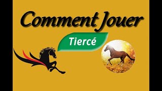 COMMENT JOUER AU TIERCE PMU [upl. by Earahs]