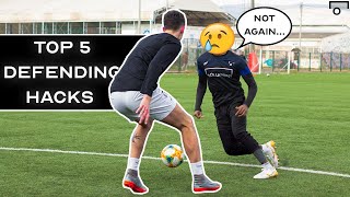 5 BASIC DEFENDING SECRETS  How to improve as a defender in soccer FAST [upl. by Anelec325]