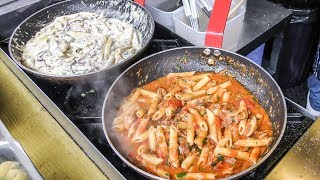 Great Italian Pasta Cooked and Tasted in Camden Town Street Food of London [upl. by Lynnett]