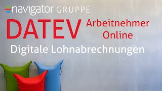 navigator NEWS  DATEV Arbeitnehmer Online  Digitale Lohnabrechnungen [upl. by Enrobyalc326]