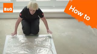 How to lay flooring part 1 preparation [upl. by Marcellus]