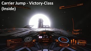 Elite Dangerous  Fleet Carrier Jump VictoryClass  Inside  ATC Yumi  1080p60fps [upl. by Gimble]