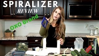 OXO Spiralizer Review for Zucchini Recipes [upl. by Katie]