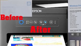 Fix Epson Ink Printer not printing colors [upl. by Aisats]