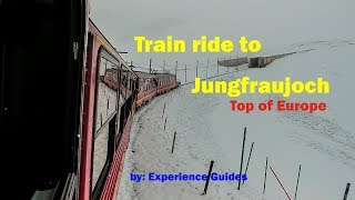 Train ride to Jungfraujoch  Switzerland [upl. by Kos]