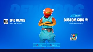 HOW TO CREATE YOUR OWN SKIN IN FORTNITE [upl. by Elatnahs164]