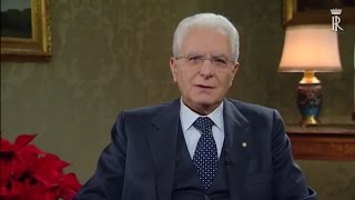 discorso di fine anno Presidente Mattarella [upl. by Oht]