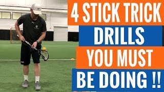 4 Lacrosse STICK TRICK Drills YOU Must Be Doing [upl. by Lleon]