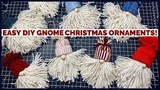 DIY Gnome Christmas Ornaments [upl. by Watters]