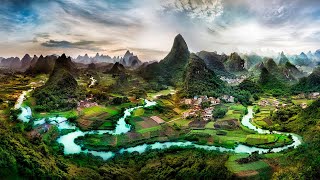 Guilin Guangxi China，Natural scenery，landscape，Scenic spot Travel Video [upl. by Sihtam]