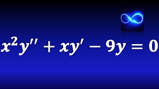 107 Ecuación diferencial de Cauchy Euler EJERCICIO RESUELTO [upl. by Rehtul]