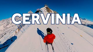 Cervinia skiing in ITALY [upl. by Hollinger]