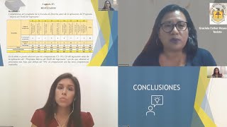 Primera Sustentación Virtual de Tesis en Posgrado [upl. by Odlanier]