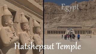 EGYPT Hatshepsut Temple Deir elBahari  Luxor [upl. by Joerg]