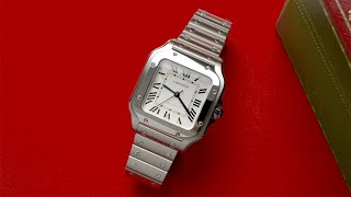 The Cartier Santos Medium Finally [upl. by Zoarah]