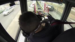 Tiller Drivers View of Firetruck Response [upl. by Anairdna676]