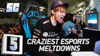 5 Craziest Meltdowns in eSports History  LoL eSports [upl. by Franklyn513]