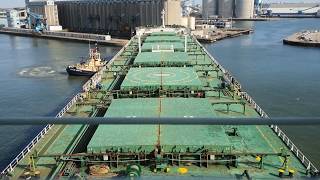 Ship sailing from Liverpool Docks [upl. by Aikit]