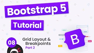 Bootstrap 5 Crash Course Tutorial 8  Grid Layout part 2 [upl. by Avra]