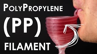 3D printing Polypropylene PP filament  FormFutura Centaur PP™ REVIEW [upl. by Marzi924]