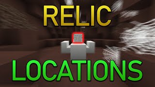 Relic Locations Guide Spiders Den Area Hypixel Skyblock [upl. by Anewor]