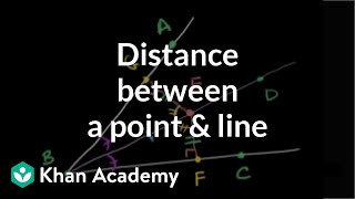 Pointline distance and angle bisectors  Geometry  Khan Academy [upl. by Forras]