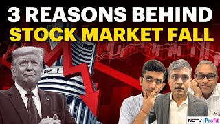 Why Is Stock Market Falling  Nifty Sensex Down  Share Market Down NEWS [upl. by Tavie]